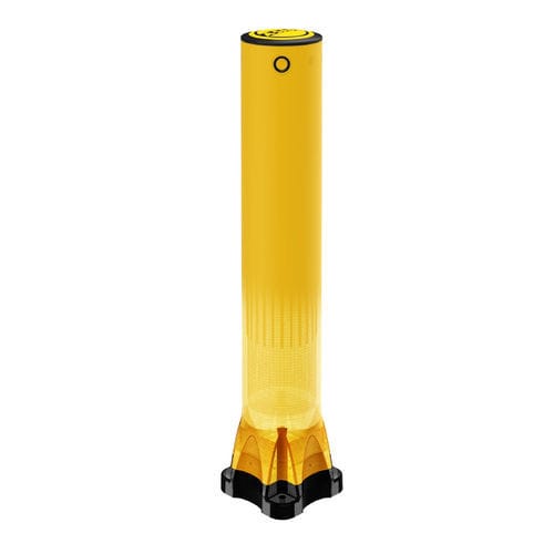 Bolardo fijo de polímero - Monoplex™ - A-SAFE Inc - de alta visibilidad / de interior