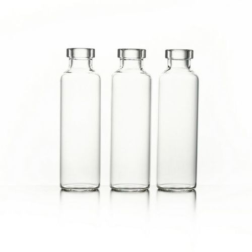 Frasco cilíndrico - Canzhou Four-star Glass Co., Ltd. - de vidrio borosilicato / vidrio blanco / vidrio ámbar