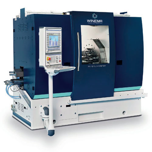 Máquina de mecanizado para piezas pequeñas - RV10 FLEXMASTER - Winema Transfer Machines GmbH + Co Kg - 3 ejes / vertical / con plato divisor