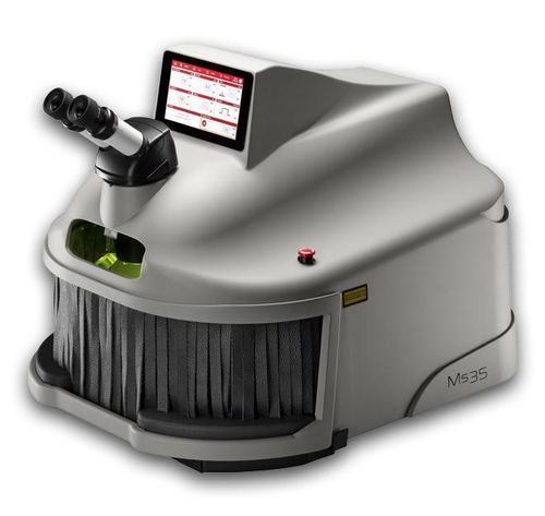 Máquina de soldar láser Nd-YAG - MS 3.5 series - Elettrolaser S.r.l. - manual / benchtop / para oro
