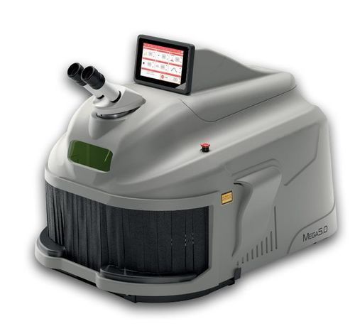 Máquina de soldar láser Nd-YAG - MEGA 5.0 - Elettrolaser S.r.l. - manual / benchtop / para oro
