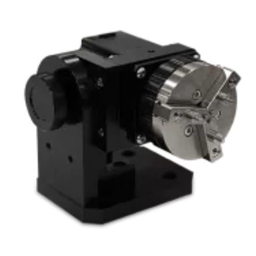 Eje rotativo para sistema de marcado por láser - D65  - TYKMA Electrox - Industrial Laser Systems - de pasadores / para mandril / compacto