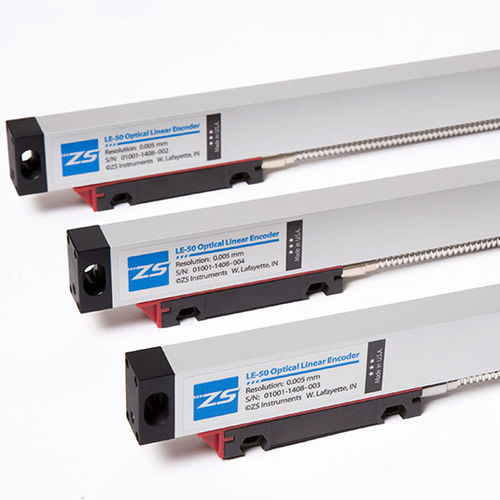 Encoder lineal con regla de vidrio - LE series - ZS Instruments - incremental / magnético / 5 V CC