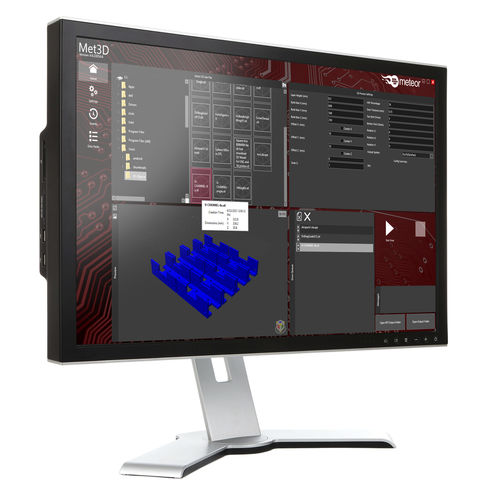 Software para impresora 3D de mando de proceso - Met3D - Meteor Inkjet Ltd - de cortado / de CAD