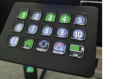 Teclado empotrable - EZ-Go Navigation™ - MuL Technologies - de tecla mecánica / para la industria / programable