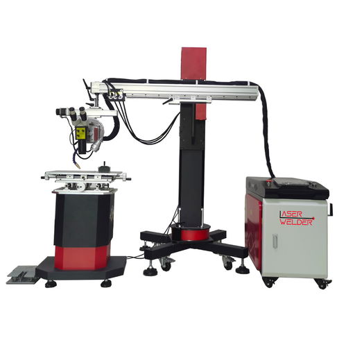 Máquina de soldar láser de fibra - G4-1500WMR - Laser Welder - semiautomática / con ruedas / integrable