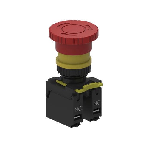 Botón pulsador de parada de emergencia -  CB-ES - Stack-Light.com LLC - de mando / a medida