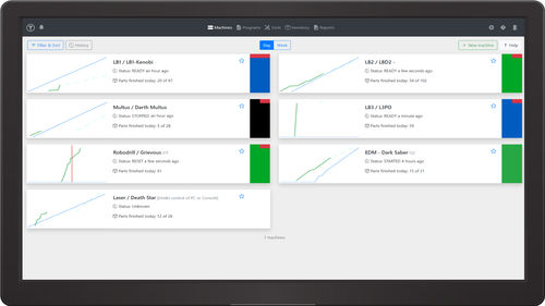 Software de gestión - OnTakt - Wolfram Manufacturing Technologies - de supervisión / de gestión de fabricación / en tiempo real