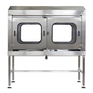 Caja de pie - ITW Air Management - rectangular / de acero inoxidable / washdown