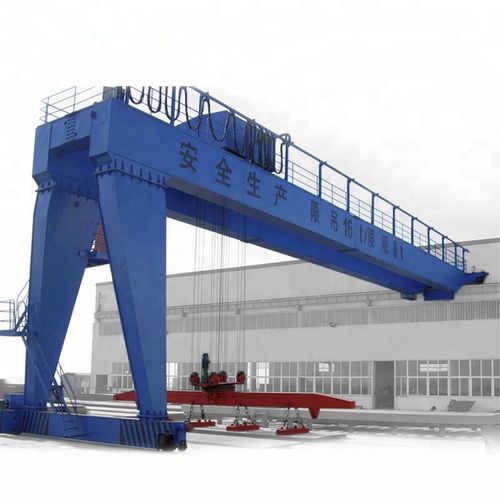 Semipórtico estacionario - HUAGONG INDUSTRY GROUP - para contenedores / para obras de infraestructura / de riel doble