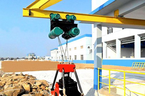 Puente grúa monorriel - LDY - HUAGONG INDUSTRY GROUP - con cuchara / con sistemas de elevación ligera / para carga ligera