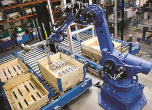 Equipo de manipulación automático - JR Automation - A Hitachi Group Company - integrado