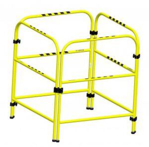 Barrera anticaída - IN-2101 - GLOBESTOCK Safety - portátil / de metal / para pasamanos