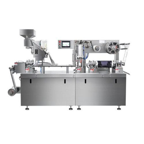 Máquina de acondicionamiento en blíster - DPP-160Pro - Guangdong Rich Packing Machinery Co., Ltd. - controlada por PLC / de comprimidos / para cápsulas