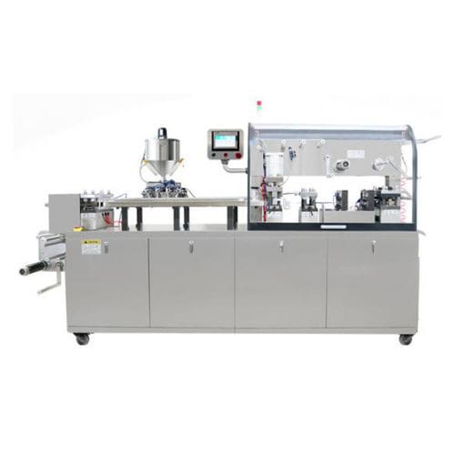 Máquina de acondicionamiento en blíster - DPP-260L - Guangdong Rich Packing Machinery Co., Ltd. - controlada por PLC / con film / de líquidos