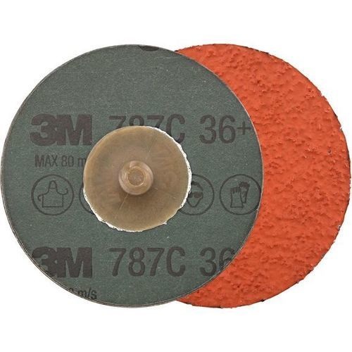 Disco abrasivo de fibra - ROLOC 787C Cubitron II - Solventum - para rectificado / para desbarbado / para metal