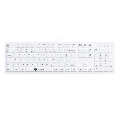 Teclado de mesa - KSI-U10100 series - GETT Asia Ltd. - de membrana / 105 teclas / para aplicaciones médicas