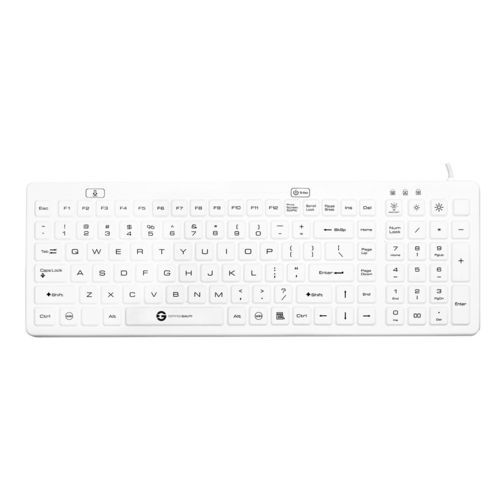 Teclado de mesa - KSI-U10020 - GETT Asia Ltd. - de membrana / 106 teclas / para aplicaciones médicas