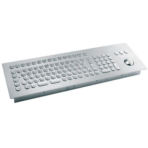 Teclado empotrable - KV14008 - GETT Asia Ltd. - de tecla mecánica / 105 teclas / con trackball