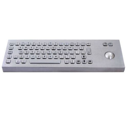 Teclado de mesa - GA-66D1-TB-USB-US - GETT Asia Ltd. - de tecla mecánica / 66 teclas / con trackball