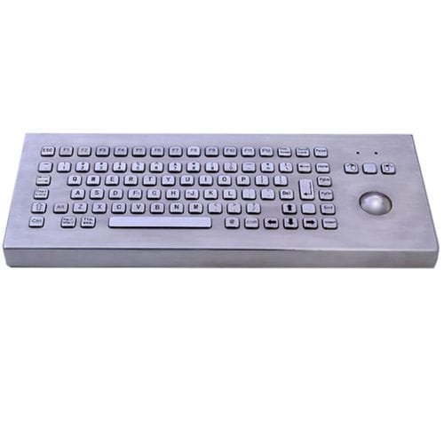 Teclado de mesa - GA-80D1-TB-USB-US - GETT Asia Ltd. - de tecla mecánica / con trackball / industrial