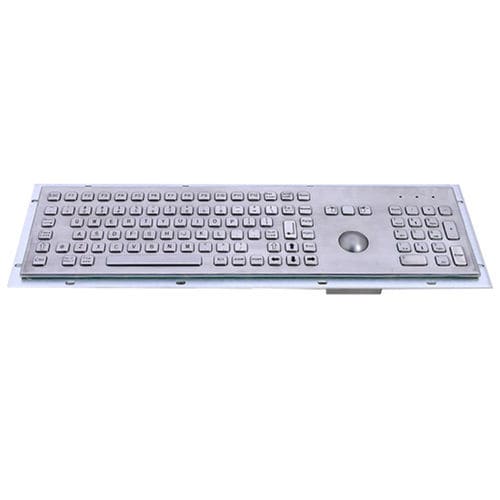 Teclado de mesa - GA-100R1-TB-USB-US - GETT Asia Ltd. - de tecla mecánica / 100 teclas / con trackball