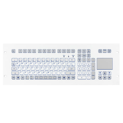 Teclado en bastidor - KS18337 - GETT Asia Ltd. - de membrana / 105 teclas / con alfombrilla táctil