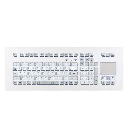 Teclado en bastidor - KS18285 - GETT Asia Ltd. - de membrana / 105 teclas / con alfombrilla táctil