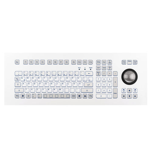 Teclado en bastidor - KS18281 - GETT Asia Ltd. - de membrana / 105 teclas / con trackball