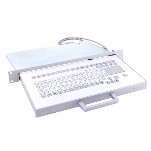 Teclado montado en rack-cajón - KS18349 - GETT Asia Ltd. - de membrana / 88 teclas / con alfombrilla táctil