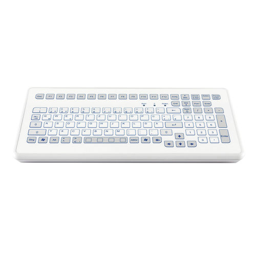 Teclado de mesa - KS18245 - GETT Asia Ltd. - de membrana / 104 teclas / industrial