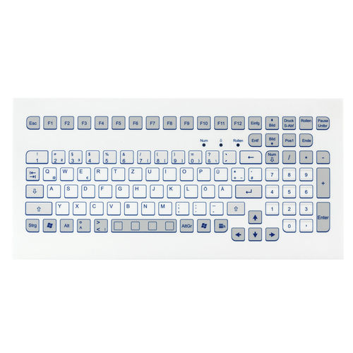 Teclado en bastidor - KS18289 - GETT Asia Ltd. - de membrana / 104 teclas / industrial