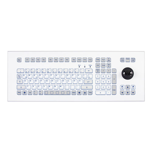 Teclado en bastidor - KS18368 - GETT Asia Ltd. - de membrana / 105 teclas / con trackball
