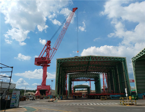 Grúa tipo Level Luffing - Xinxiang MAGICART Cranes Co., Ltd - fija / de puerto / para astillero naval
