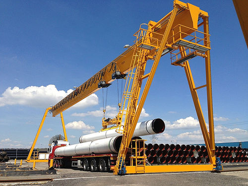 Pórtico para obra de elementos prefabricados - Xinxiang MAGICART Cranes Co., Ltd - para taller / ligero / monorriel