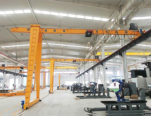 Semipórtico en riel - Xinxiang MAGICART Cranes Co., Ltd - para obra de elementos prefabricados / para taller / ligero