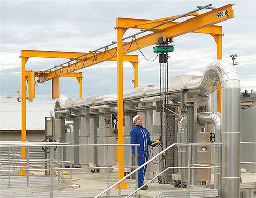 Pórtico monorriel - Xinxiang MAGICART Cranes Co., Ltd - para taller / para obra de elementos prefabricados / ligero