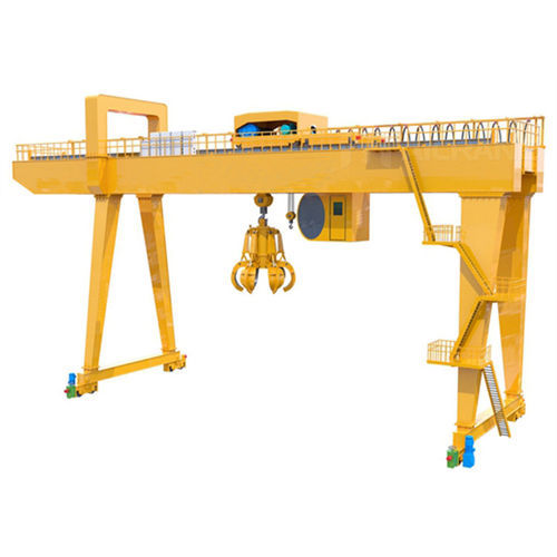 Pórtico en riel - Xinxiang MAGICART Cranes Co., Ltd - para pulpo / para cubos bivalvos / eléctrico