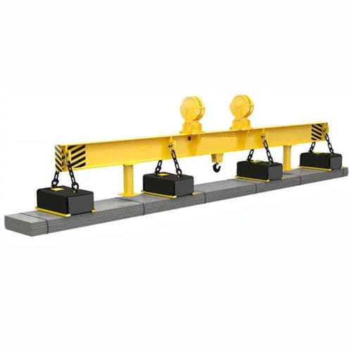 Balancín de elevación electromagnético - Xinxiang MAGICART Cranes Co., Ltd - monorriel / para placas