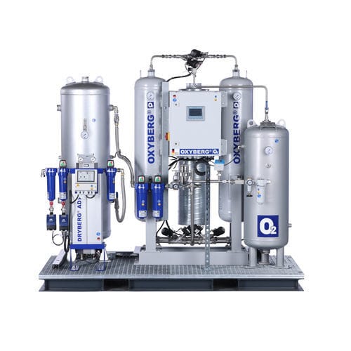 Generador de oxígeno PSA - OXYBERG®500 - 800 - BERG Kompressoren GmbH - para aplicaciones de alta pureza / médico / de proceso