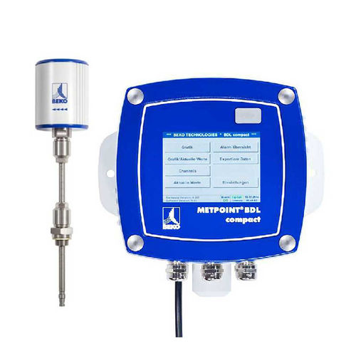 Caudalímetro calorimétrico - METPOINT®️ FLM - BERG Kompressoren GmbH - volumétrico / para aire comprimido / de inserción