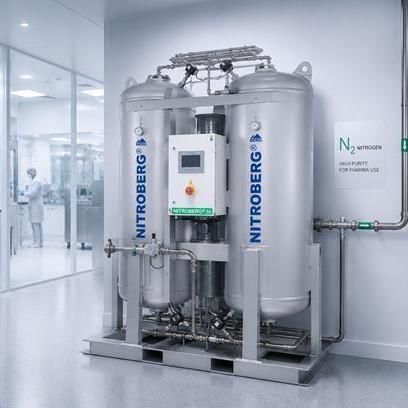 Generador de oxígeno y nitrógeno para la industria farmacéutica - NITROBERG - BERG Kompressoren GmbH - de colocación / de laboratorio / de producción