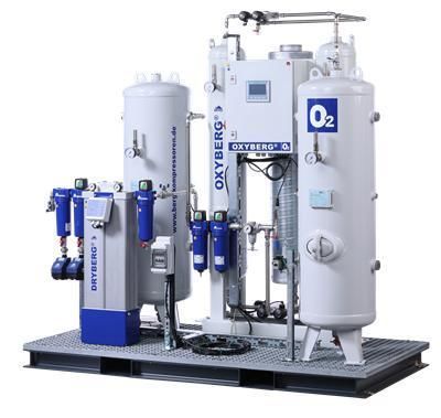 Generador de oxígeno seco - OXYBERG®700 - BERG Kompressoren GmbH - para hospital / para la industria farmacéutica / industrial