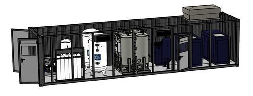 Instalación de producción de oxígeno - O₂ BOX 1700 - BERG Kompressoren GmbH