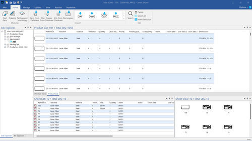 Software de gestión - Expert Cut - LANTEK - de programación / de diseño / de base de datos