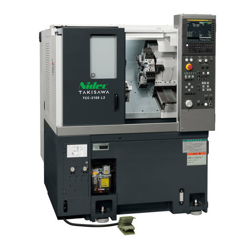 Torno CNC - TCC-2100 - TAKISAWA - horizontal / 12 herramientas / 8 herramientas