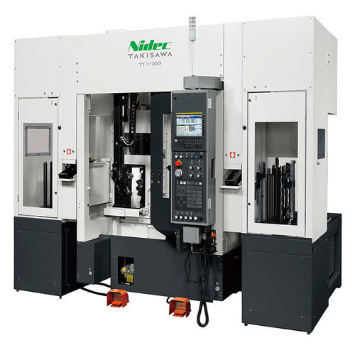Torno CNC - TT-1100G - TAKISAWA - horizontal / de 2 husillos / 10 herramientas