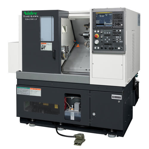 Torno CNC - TCN-2100 - TAKISAWA - horizontal / 12 herramientas / 8 herramientas