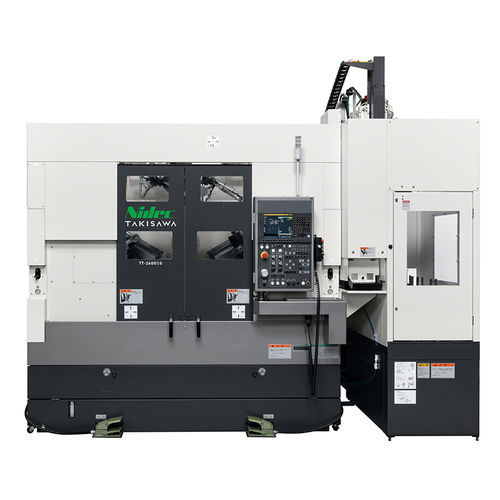 Torno CNC - TT-2600Ⅱ series - TAKISAWA - horizontal / 2 ejes / de 2 husillos