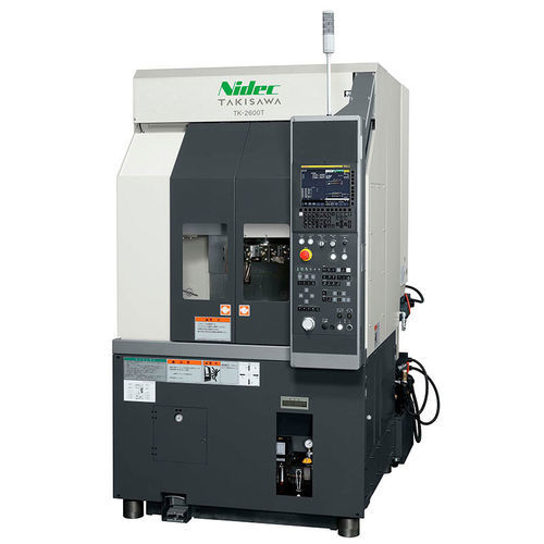 Torno CNC - TK-2600 - TAKISAWA - vertical / 8 herramientas / para producción en serie